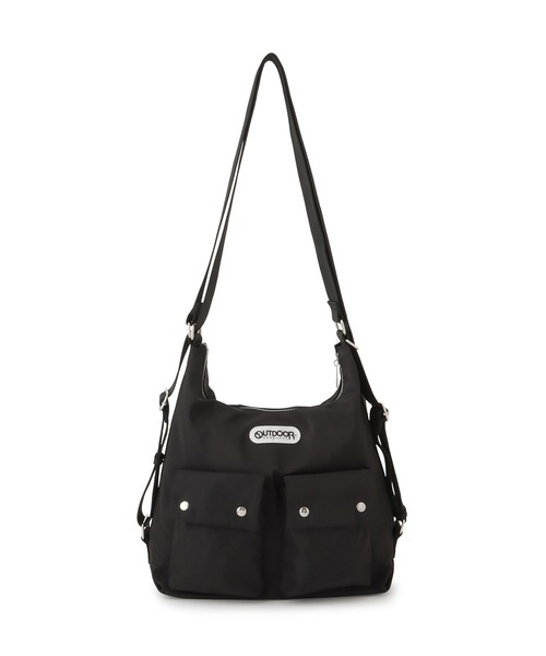 OUTDOOR PRODUCTS(アウトドアプロダクツ)の「【OUTDOOR PRODUCTS】VIS別注マルチウェイショルダーバッグ/トートバッグ/リュック(ショルダーバッグ・レディース・ブラック/ベージュ・FREE)」の19枚目の写真
