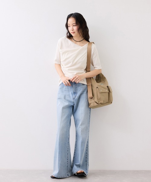 OUTDOOR PRODUCTS(アウトドアプロダクツ)の「【OUTDOOR PRODUCTS】VIS別注マルチウェイショルダーバッグ/トートバッグ/リュック(ショルダーバッグ・レディース・ブラック/ベージュ・FREE)」の10枚目の写真