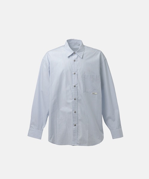 SimplyComplicated(シンプリーコンプリケイテッド)の「FLUX BUTTON UP SHIRT(シャツ/ブラウス・メンズ・ストライプ・1/2)」の1枚目の写真