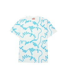 MSGM KIDS（エムエスジーエムキッズ）の「MSGM KIDS One Stroke 刺繍ロゴTシャツ（Tシャツ/カットソー）」