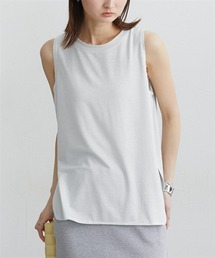 nissen | ラメニットソーラウンドヘムタンクトップ(Tシャツ/カットソー)
