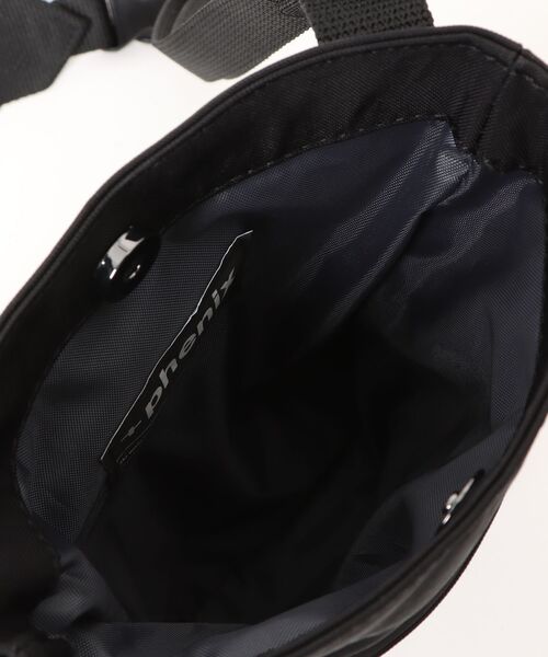 +phenix(プラスフェニックス)の「【+phenix / プラスフェニックス】UTILITY SACOCHE CORDURAファブリック使用 ミニサコッシュ(ショルダーバッグ・メンズ・ブラック・FREE)」の16枚目の写真