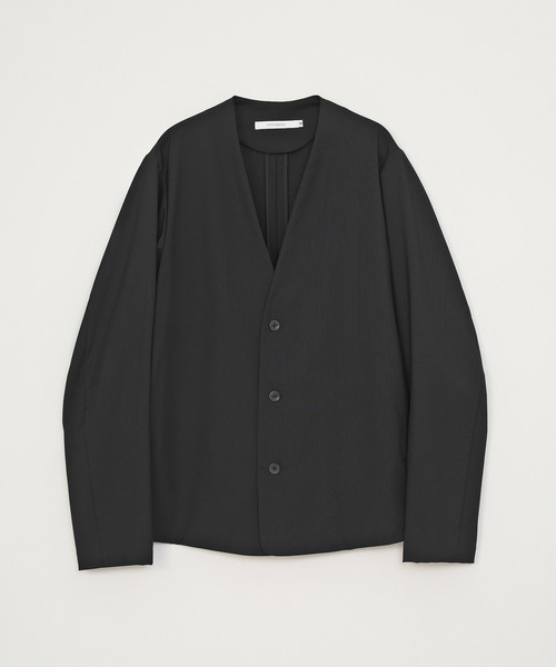 VICTIM(ヴィクティム)の「VICTIM ヴィクティム / COLLARLESS WOOL JACKET セットアップカラーレスウールテーラードジャケット / VTM-26-O-002(ノーカラージャケット・メンズ・ネイビー/ブラック・2/1)」の10枚目の写真