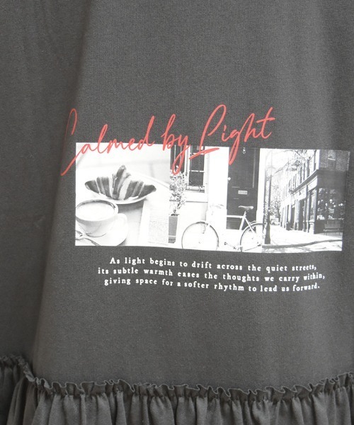 axes femme(アクシーズファム)の「アソートPTフリルTシャツ(Tシャツ/カットソー・レディース・イエロー/チャコール/ホワイト・FREE)」の5枚目の写真