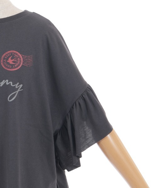axes femme(アクシーズファム)の「アソートPTフリルTシャツ(Tシャツ/カットソー・レディース・イエロー/チャコール/ホワイト・FREE)」の20枚目の写真