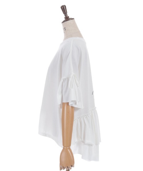 axes femme(アクシーズファム)の「アソートPTフリルTシャツ(Tシャツ/カットソー・レディース・イエロー/チャコール/ホワイト・FREE)」の18枚目の写真