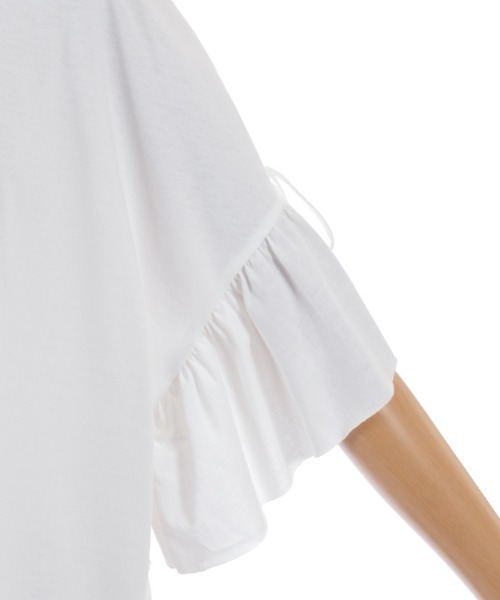 axes femme(アクシーズファム)の「アソートPTフリルTシャツ(Tシャツ/カットソー・レディース・イエロー/チャコール/ホワイト・FREE)」の13枚目の写真