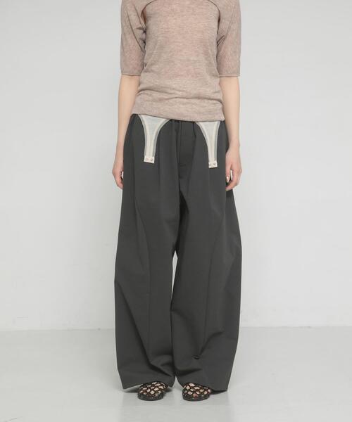 LAATO(ラート)の「fast dry fes pants(その他パンツ・レディース・ブラック/オフホワイト/ダークグレー・FREE)」の3枚目の写真