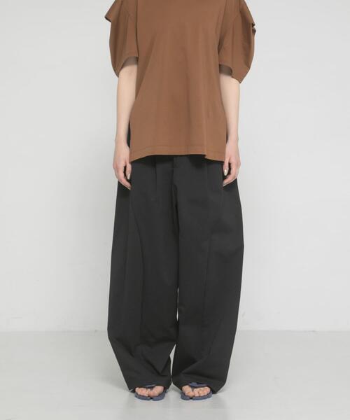 LAATO(ラート)の「fast dry fes pants(その他パンツ・レディース・ブラック/オフホワイト/ダークグレー・FREE)」の2枚目の写真