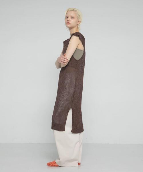 LAATO(ラート)の「fast dry fes pants(その他パンツ・レディース・ブラック/オフホワイト/ダークグレー・FREE)」の6枚目の写真