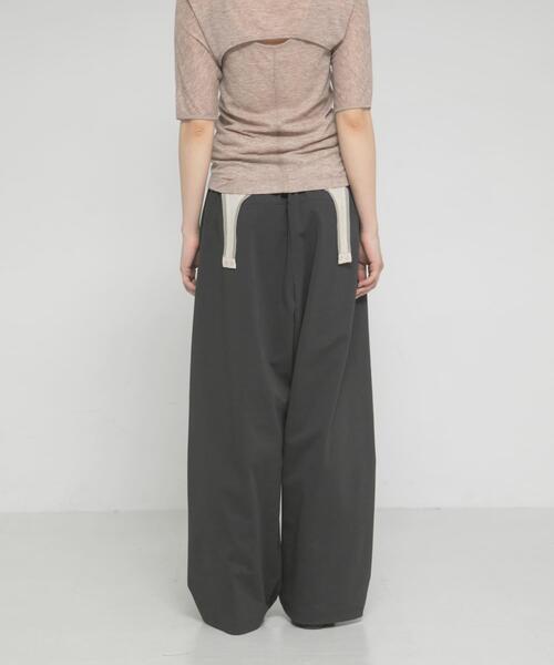 LAATO(ラート)の「fast dry fes pants(その他パンツ・レディース・ブラック/オフホワイト/ダークグレー・FREE)」の15枚目の写真