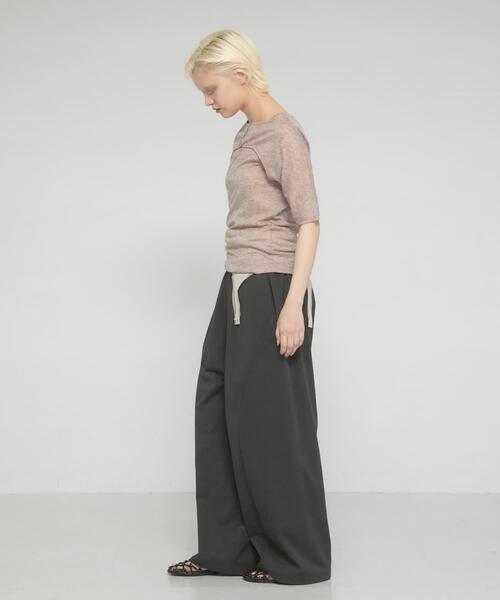LAATO(ラート)の「fast dry fes pants(その他パンツ・レディース・ブラック/オフホワイト/ダークグレー・FREE)」の19枚目の写真