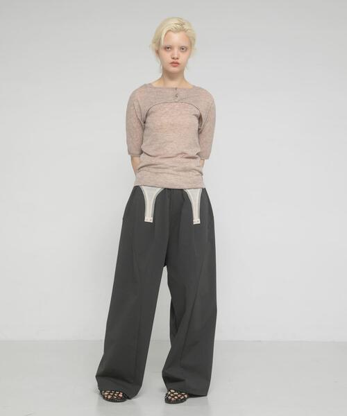LAATO(ラート)の「fast dry fes pants(その他パンツ・レディース・ブラック/オフホワイト/ダークグレー・FREE)」の20枚目の写真