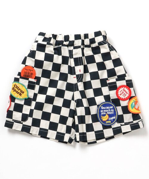 BREEZE(ブリーズ)の「BREEZEMART ワッペンハーフパンツ(その他パンツ・キッズ・インディゴブルー/キナリ/ブラック・80/90/100/110/120/130/140)」の14枚目の写真
