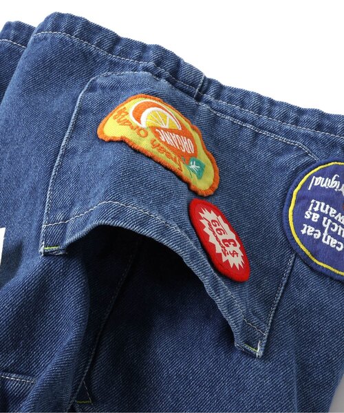 BREEZE(ブリーズ)の「BREEZEMART ワッペンハーフパンツ(その他パンツ・キッズ・インディゴブルー/キナリ/ブラック・80/90/100/110/120/130/140)」の17枚目の写真