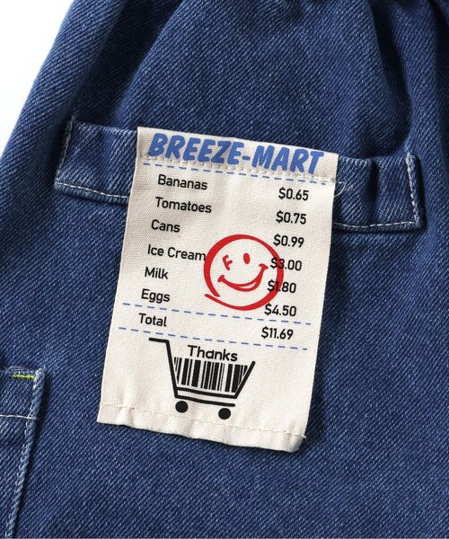 BREEZE(ブリーズ)の「BREEZEMART ワッペンハーフパンツ(その他パンツ・キッズ・インディゴブルー/キナリ/ブラック・80/90/100/110/120/130/140)」の18枚目の写真