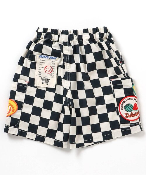 BREEZE(ブリーズ)の「BREEZEMART ワッペンハーフパンツ(その他パンツ・キッズ・インディゴブルー/キナリ/ブラック・80/90/100/110/120/130/140)」の22枚目の写真