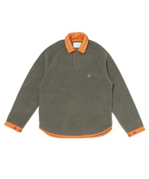 Whimsy（ウィムジー）の「FLEECE RAGLAN POLO　A23-P-001（ポロシャツ）」