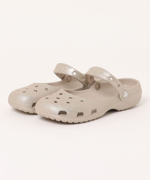 crocs クロックス CLS SHINE GLITTER BALLET クラシック シャイン