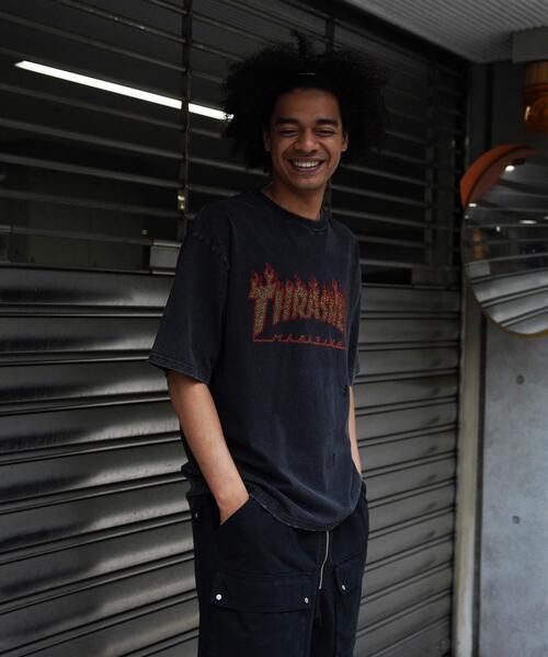 THRASHER(スラッシャー)の「Thrasher/スラッシャー/【LHP別注】RHINESTONE TEE/ラインストーンTシャツ(Tシャツ/カットソー・メンズ・レッド/ブラック・S/L/M)」の22枚目の写真