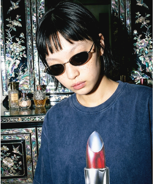 REBRENNER(リブレンナー)の「DTFリップスティックピグメント半袖Tシャツネイビー(Tシャツ/カットソー・レディース・その他・MEDIUM/LARGE/X-LARGE/2XL)」の10枚目の写真