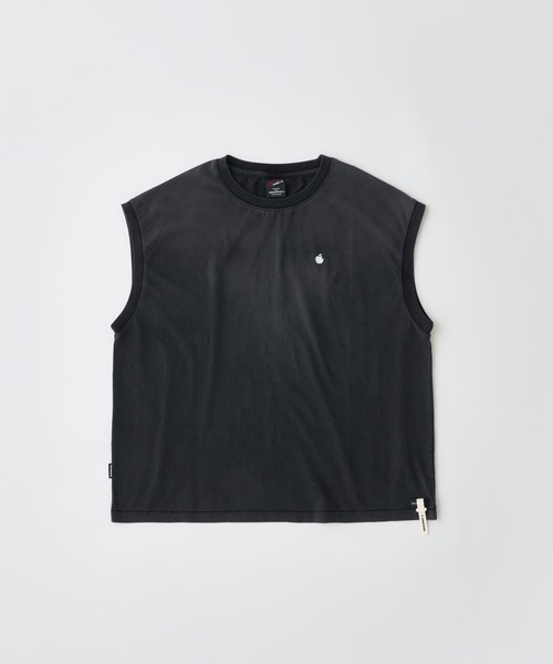 ADAM PATEK(アダムパテック)の「ADAMPATEK/basic logo aging sleeveless/ノースリーブカットソー(AP2614026)(Tシャツ/カットソー・レディース・ピンク/グリーン/ホワイト/ブラック・1/2)」の12枚目の写真