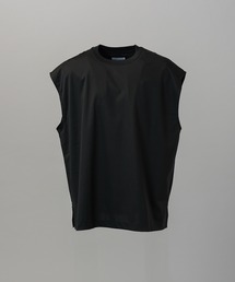 MAISON SPECIAL（メゾンスペシャル）の「《UNISEX》Smashing Punch Prime-Over Sleeveless T-Shirt スマッシングポンチプライムオーバーノースリーブTシャツ【MAISON SPECIAL メゾンスペシャル】（Tシャツ/カットソー）」