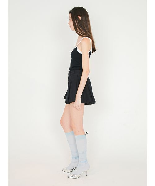 SORIN(ソリン )の「Scalloped Rib Camisole/スカラップ リブキャミソール(キャミソール・レディース・グレー/ホワイト/ダークネイビー/ライトピンク・38)」の7枚目の写真