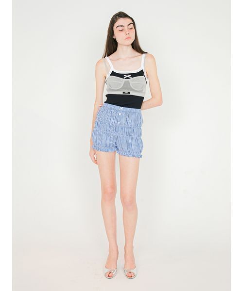 SORIN(ソリン )の「Scalloped Rib Camisole/スカラップ リブキャミソール(キャミソール・レディース・グレー/ホワイト/ダークネイビー/ライトピンク・38)」の11枚目の写真