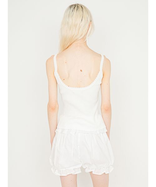 SORIN(ソリン )の「Scalloped Rib Camisole/スカラップ リブキャミソール(キャミソール・レディース・グレー/ホワイト/ダークネイビー/ライトピンク・38)」の16枚目の写真