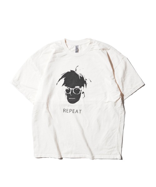 THRIFTY LOOK（スリフティールック）の「TRIFTY LOOK スリフティルック / REPEAT SS TEE（Tシャツ/カットソー・メンズ・スミクロ/ホワイト/ブラック・MEDIUM/LARGE/X-LARGE/SMALL）」の2枚目の写真