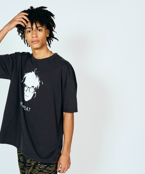 THRIFTY LOOK（スリフティールック）の「TRIFTY LOOK スリフティルック / REPEAT SS TEE（Tシャツ/カットソー・メンズ・スミクロ/ホワイト/ブラック・MEDIUM/LARGE/X-LARGE/SMALL）」の12枚目の写真
