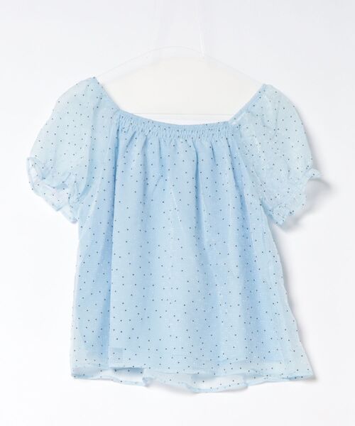 frunco(フランコ)の「【ZOZOTOWN限定】ドットシフォンブラウス(シャツ/ブラウス・レディース・ホワイト/ブルー・FREE)」の3枚目の写真