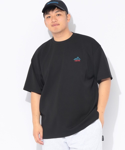 B&T CLUB(ビーティークラブ)の「ヒヤテック Tシャツ 半袖 PHOTO SURF メンズ 大きいサイズ ヒヤテック バックプリント クルーネック B&T CLUB (ビーアンドティークラブ)(Tシャツ/カットソー・メンズ・ブラック/ホワイト・X3(6L~7L)/X1(3L~4L)/X2(4L~5L)/X4(8L~9L))」の11枚目の写真