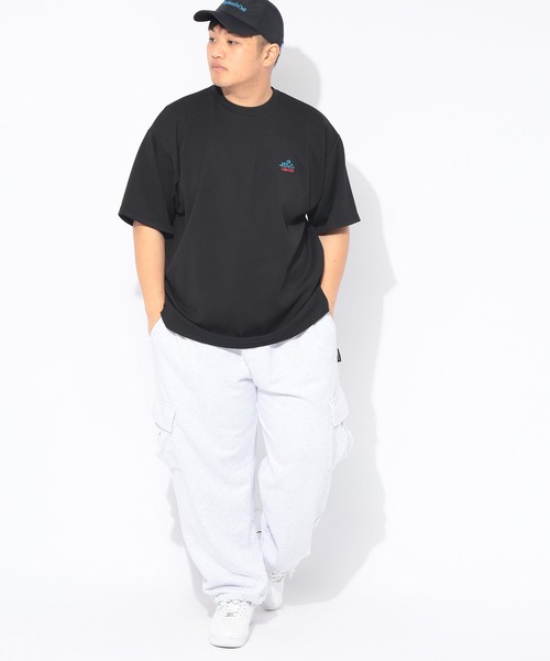 B&T CLUB(ビーティークラブ)の「ヒヤテック Tシャツ 半袖 PHOTO SURF メンズ 大きいサイズ ヒヤテック バックプリント クルーネック B&T CLUB (ビーアンドティークラブ)(Tシャツ/カットソー・メンズ・ブラック/ホワイト・X3(6L~7L)/X1(3L~4L)/X2(4L~5L)/X4(8L~9L))」の14枚目の写真
