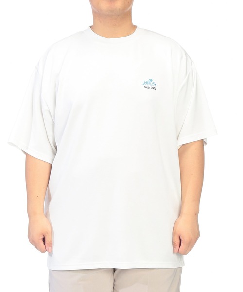 B&T CLUB(ビーティークラブ)の「ヒヤテック Tシャツ 半袖 PHOTO SURF メンズ 大きいサイズ ヒヤテック バックプリント クルーネック B&T CLUB (ビーアンドティークラブ)(Tシャツ/カットソー・メンズ・ブラック/ホワイト・X3(6L~7L)/X1(3L~4L)/X2(4L~5L)/X4(8L~9L))」の18枚目の写真