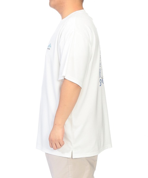 B&T CLUB(ビーティークラブ)の「ヒヤテック Tシャツ 半袖 PHOTO SURF メンズ 大きいサイズ ヒヤテック バックプリント クルーネック B&T CLUB (ビーアンドティークラブ)(Tシャツ/カットソー・メンズ・ブラック/ホワイト・X3(6L~7L)/X1(3L~4L)/X2(4L~5L)/X4(8L~9L))」の19枚目の写真