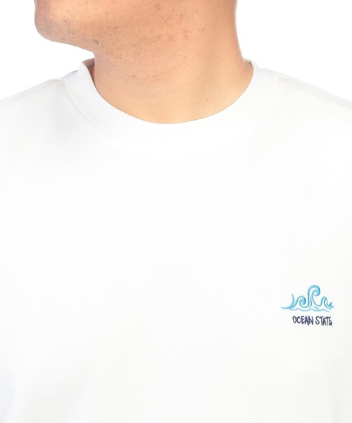 B&T CLUB(ビーティークラブ)の「ヒヤテック Tシャツ 半袖 PHOTO SURF メンズ 大きいサイズ ヒヤテック バックプリント クルーネック B&T CLUB (ビーアンドティークラブ)(Tシャツ/カットソー・メンズ・ブラック/ホワイト・X3(6L~7L)/X1(3L~4L)/X2(4L~5L)/X4(8L~9L))」の22枚目の写真