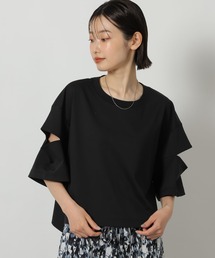 LAKOLE | 異素材カットアウトT / 668344(Tシャツ/カットソー)