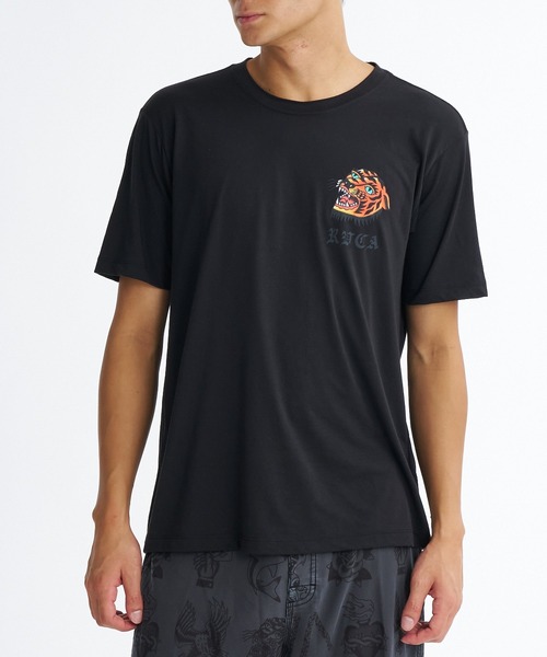 RVCA(ルーカ)の「RVCA メンズ KALEB TIGER SS Tシャツ 【2026年夏モデル】(Tシャツ/カットソー・メンズ・ホワイト/ブラック・X-LARGE/SMALL/LARGE/MEDIUM)」の8枚目の写真