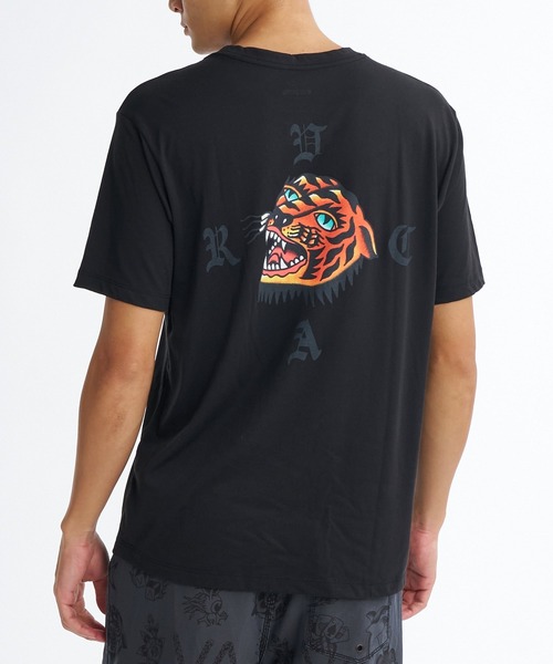 RVCA(ルーカ)の「RVCA メンズ KALEB TIGER SS Tシャツ 【2026年夏モデル】(Tシャツ/カットソー・メンズ・ホワイト/ブラック・X-LARGE/SMALL/LARGE/MEDIUM)」の9枚目の写真