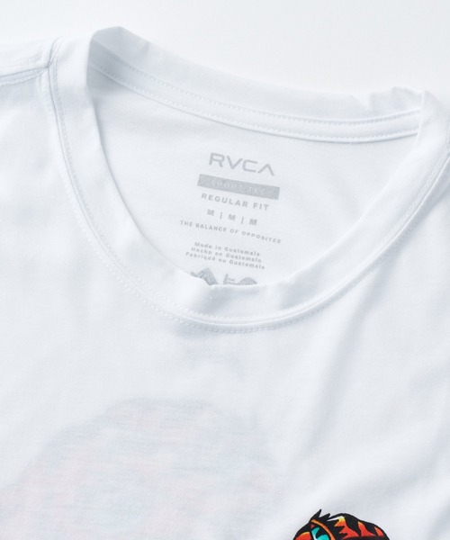 RVCA(ルーカ)の「RVCA メンズ KALEB TIGER SS Tシャツ 【2026年夏モデル】(Tシャツ/カットソー・メンズ・ホワイト/ブラック・X-LARGE/SMALL/LARGE/MEDIUM)」の6枚目の写真