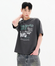 CHASECULT（チェイスカルト）の「共用ヴィンテージグラフィック半袖Tシャツ-FBRU5817D0L（Tシャツ/カットソー）」