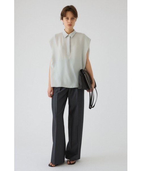 RIM.ARK(リムアーク)の「Box silhouette woven SH ボックス シルエット ウーブン シャツ(シャツ/ブラウス・レディース・ライトグレー/カーキ/ブラック・36/38)」の21枚目の写真
