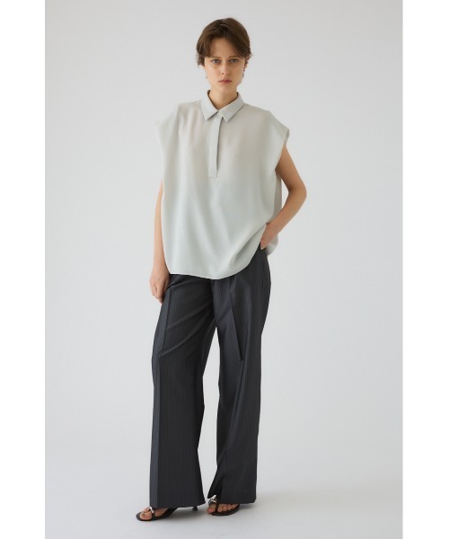 RIM.ARK(リムアーク)の「Box silhouette woven SH ボックス シルエット ウーブン シャツ(シャツ/ブラウス・レディース・ライトグレー/カーキ/ブラック・36/38)」の22枚目の写真