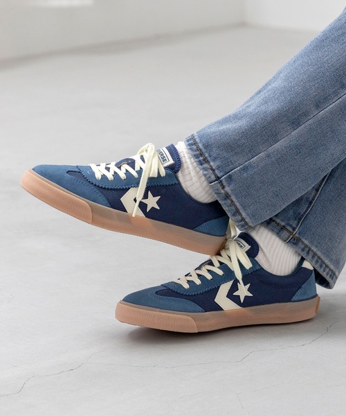 CONVERSE（コンバース）の「CONVERSE コンバース ROADCLASSIC SK OX ロードクラシック スニーカー（スニーカー・レディース・ライトブルー/ブラック/ブルー・25.5cm/25.0cm/24.5cm/24.0cm/23.5cm/26.0cm/23.0cm）」の3枚目の写真