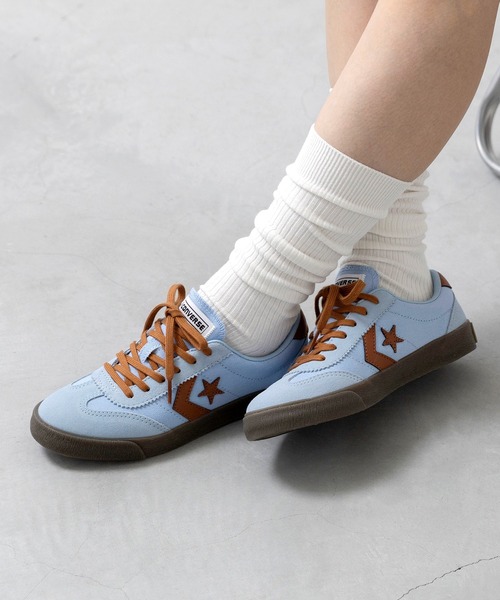 CONVERSE（コンバース）の「CONVERSE コンバース ROADCLASSIC SK OX ロードクラシック スニーカー（スニーカー・レディース・ライトブルー/ブラック/ブルー・25.5cm/25.0cm/24.5cm/24.0cm/23.5cm/26.0cm/23.0cm）」の2枚目の写真