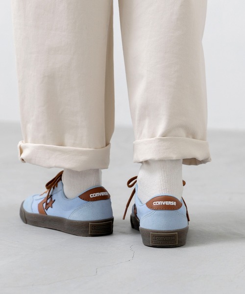 CONVERSE（コンバース）の「CONVERSE コンバース ROADCLASSIC SK OX ロードクラシック スニーカー（スニーカー・レディース・ライトブルー/ブラック/ブルー・25.5cm/25.0cm/24.5cm/24.0cm/23.5cm/26.0cm/23.0cm）」の21枚目の写真