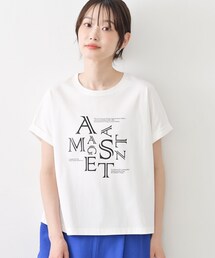 Dessin | 【洗える】美光沢カットソーロゴTシャツ(Tシャツ/カットソー)