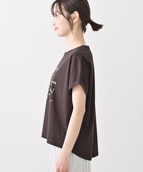 Dessin（デッサン）の「【洗える】美光沢カットソーロゴTシャツ（Tシャツ/カットソー・レディース・ベージュ系その他7/ブラウン系その他5/ホワイト系その他5・03/02/01）」の21枚目の写真